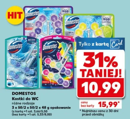 Kostki do WC różne rodzaje promocja w Kaufland