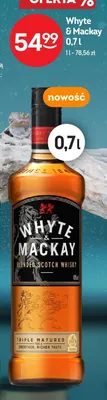 Whisky WHYTE & MACKAY promocja w Żabka