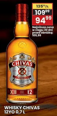 Whisky Chivas 12yo 0,7L promocja