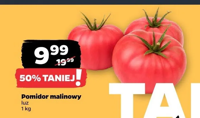Pomidor malinowy luz promocja w Netto