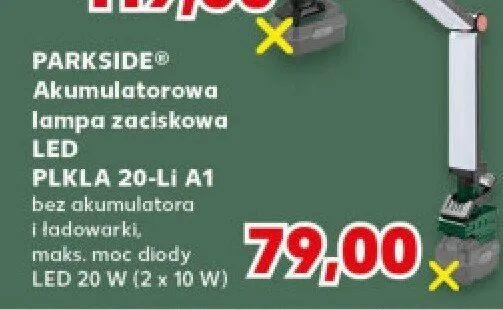 Akumulatorowa lampa zaciskowa LED PLKLA 20-Li A1 promocja w Kaufland