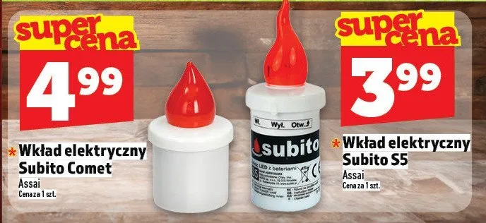 Wkład elektryczny Subito Comet Assai promocja w TOPAZ