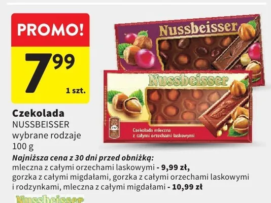 Czekolada promocja w Intermarche
