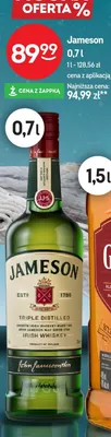 Whisky Jameson 0,7l promocja w Żabka