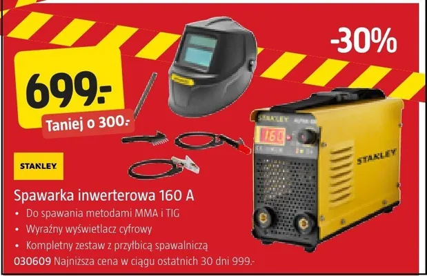 Przylbica spawalnicza 210085 Stanley promocja w Jula