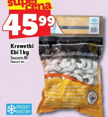 Krewetki Ebi 1 kg Seacor M promocja w TOPAZ