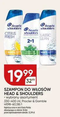 Szampon do włosów Head & Shoulders promocja w Chata Polska