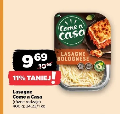Lasagne bolognese Danie express promocja w Netto