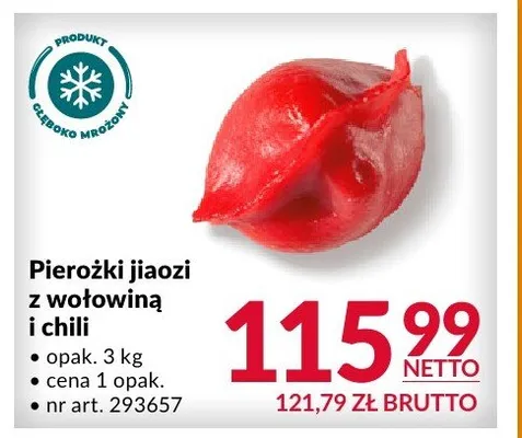 Pierożki jiaozi z wołowiną i chili Makro promocja w Makro