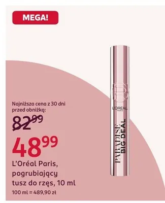 Tusz do rzęs promocja w Rossmann