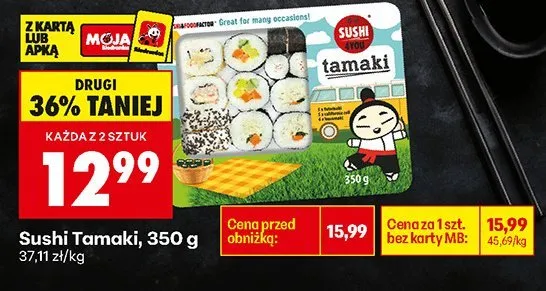 Zestaw sushi Tamaki 350 g Sushi 4 You promocja w Biedronka