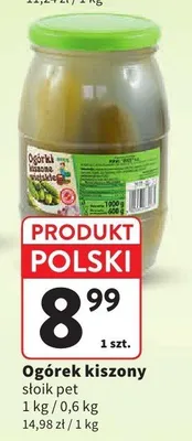 Ogórek kiszony słoik pet Intermarche promocja w Intermarche