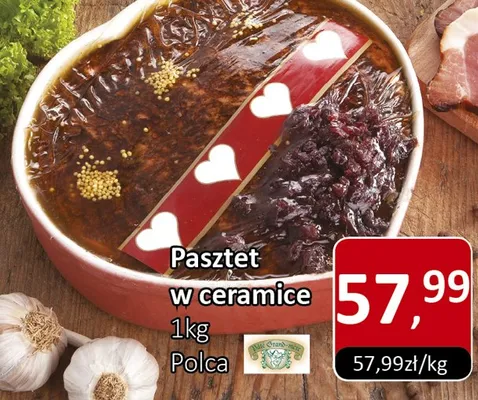 Pasztet w ceramice 1kg Polca promocja