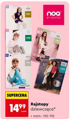 Rajstopy dziewczęce promocja w Biedronka