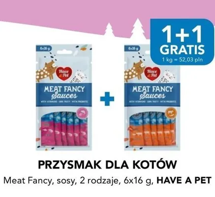 Przysmak dla kotów Meat Fancy, sosy, 2 rodzaje, 6x16 g promocja w Aquael zoo