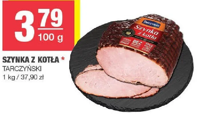 Szynka z kotła Tarczyński promocja w SPAR