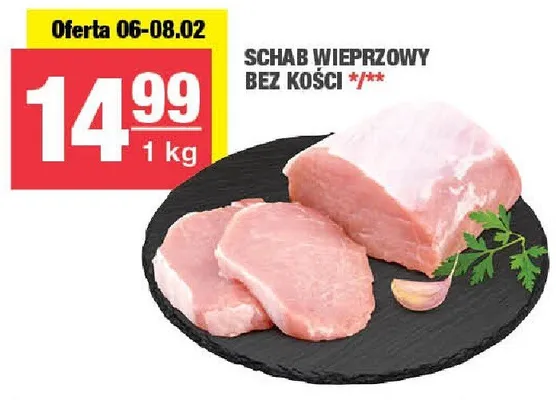 Schab wieprzowy bez kości promocja w SPAR