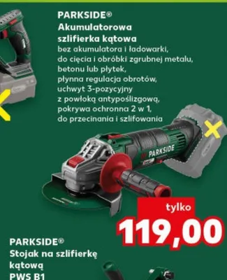 Akumulatorowa szlifierka kątowa promocja w Kaufland