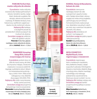 Maska-odżywka Pure me Perfect Hair, maska-odżywka do włosów, 200 ml promocja w Hebe