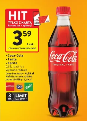 Napój promocja w Intermarche