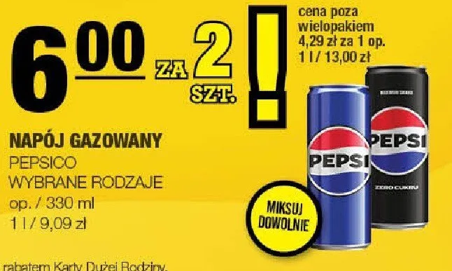 Napój promocja w SPAR
