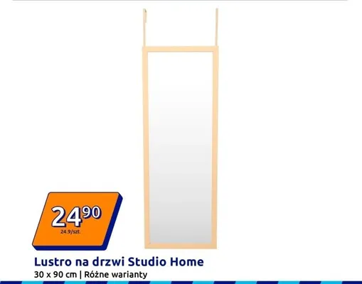 Lustro na drzwi 30x90 cm, różne warianty promocja w Action