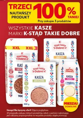 Kasza gryczana prażona promocja w Kaufland