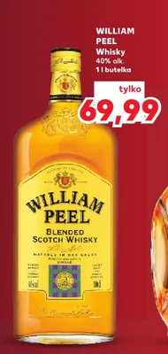 Whisky blended scotch 1 l William Peel promocja w Kaufland