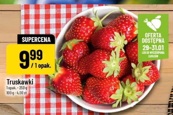 Truskawki mrożone K-classic promocja w POLOmarket