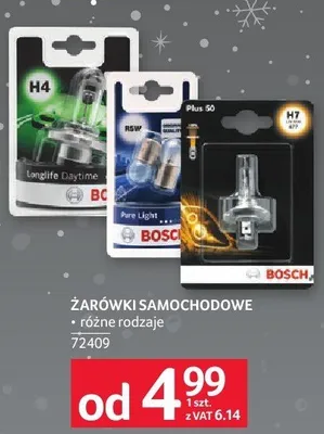 Żarówki samochodowe Bosch różne rodzaje promocja w Selgros