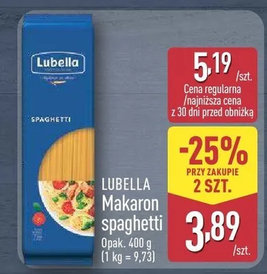 Makaron spaghetti Carrefour original promocja w Aldi