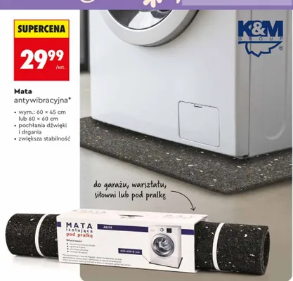 Mata antywibracyjna K&M promocja w Biedronka