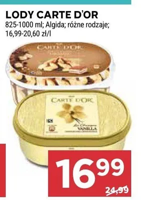 Lody Carte D'Or promocja w Stokrotka