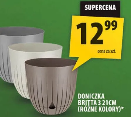 Doniczka Britta 3 21cm różne kolory promocja w Arhelan