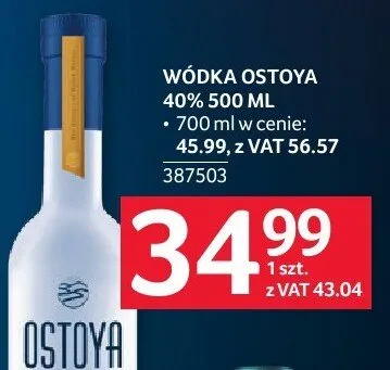 Wódka promocja w Selgros