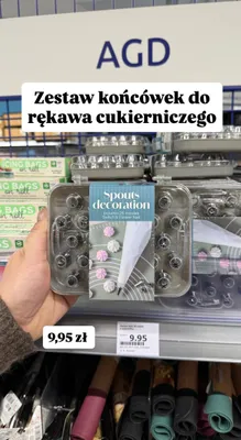Zestaw końcówek do rękawa cukierniczego  promocja w Action