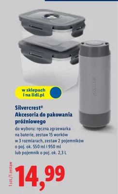 Akcesoria do pakowania próżniowego promocja w Lidl