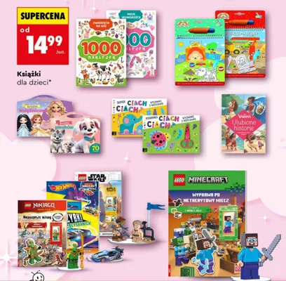 Książki dla dzieci, różne tytuły promocja w Biedronka