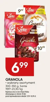 GRANOLA wybrany asortyment Sante promocja w Chata Polska
