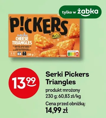 Serki Pickers Triangles produkt mrożony promocja w Żabka