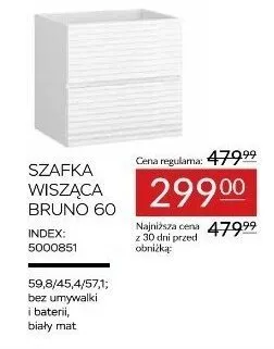 Szafka wisząca BRUNO 60 Abra Meble promocja w Abra Meble
