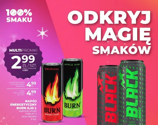 Napój energetyczny Black 0,5 L promocja w Duży Ben