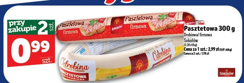 Pasztet pasztetowa 300g promocja w TOPAZ