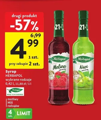 Syrop, wybrane rodzaje promocja w Intermarche