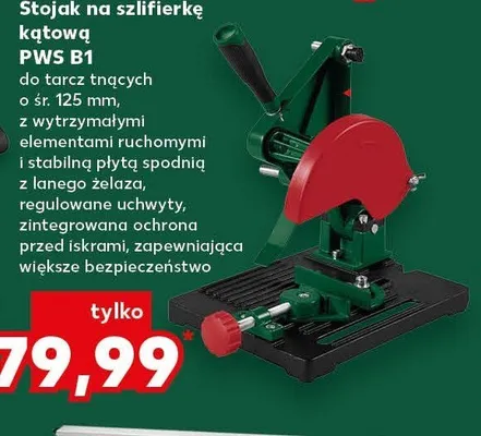 Stojak na szlifierkę kątową PWS B1 Parkside promocja w Kaufland