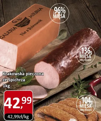 Filet z Bobrownik wędlina 1kg Nik-Pol promocja w Market Point