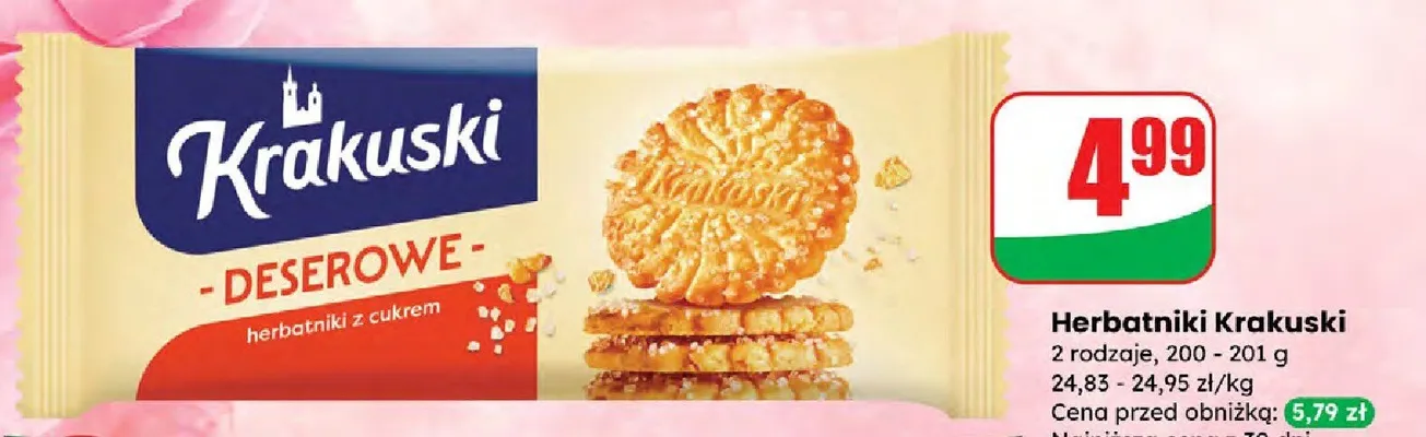 Herbatniki deserowe promocja w Dino