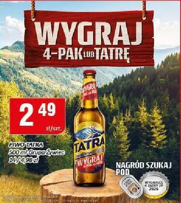 Piwo Tatra promocja