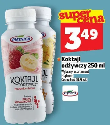 Koktajl odżywczy Piątnica promocja w TOPAZ