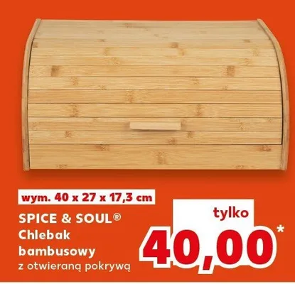 Chlebak bambusowy Spice & Soul promocja w Kaufland